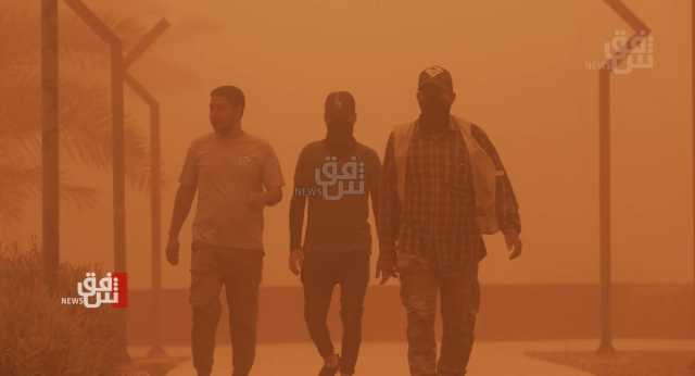 كركوك تسجل قرابة 120 حالة اختناق بسبب العاصفة الترابية