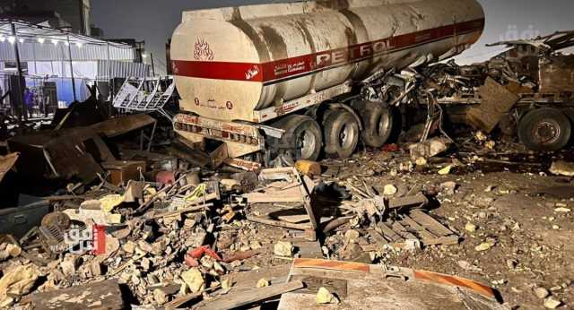 إيران.. اتهام سائق عراقي بالتسبب باحتراق 3 صهاريج وقود وإغلاق طريق