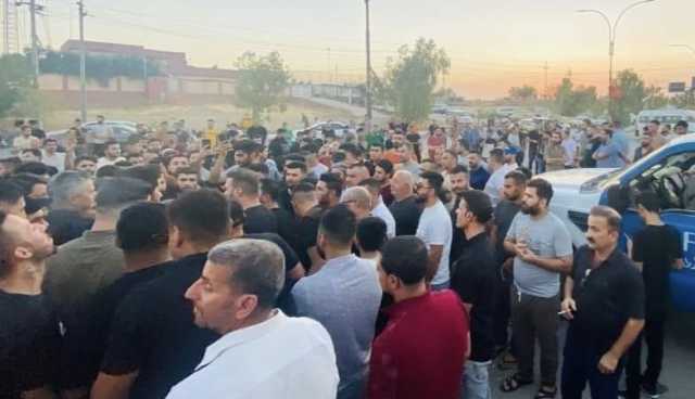 بعد قطع طريق دولي.. محتجو خانقين يسلمون وفداً امنياً مطلباً من كلمة واحدة