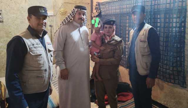 الشرطة المجتمعية تصل الى طفلة معنفة وتجري بحثاً عن والدها المعنِف