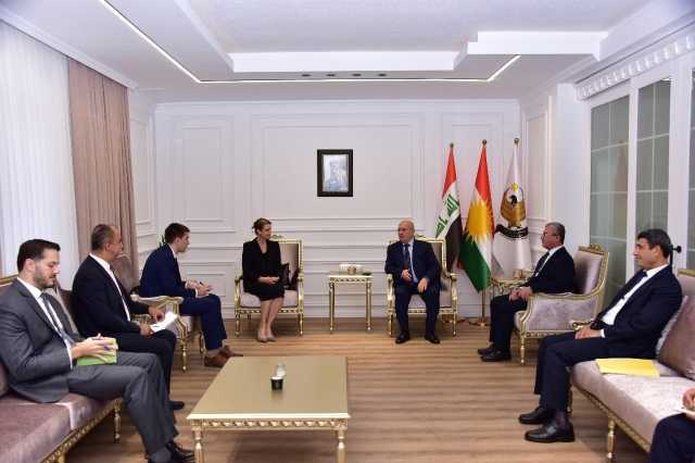 وزير مالية كوردستان لوفد دبلوماسي امريكي: أثبتنا لبغداد بيانات ومعلومات موظفينا للمرة الثالثة