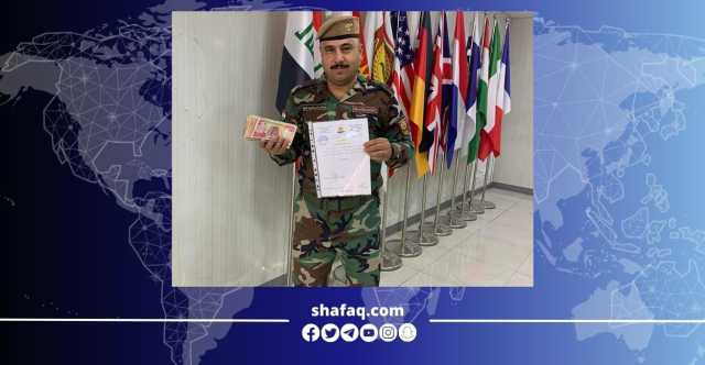 عنصر بيشمركة يُعيد 9 ملايين دينار اضيفت بالخطأ إلى راتبه بأحد مصارف كوردستان