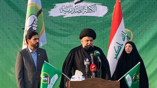 الصدر يدعو لتظاهرة مليونية في ساحة التحرير نصرة لفلسطين