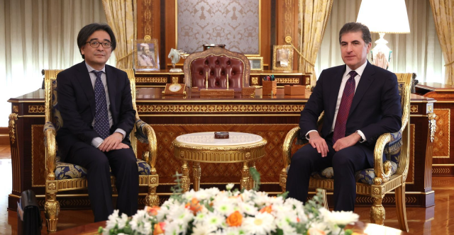 نيجيرفان بارزاني يعرب عن رغبته بتوسيع مجالات التعاون مع اليابان
