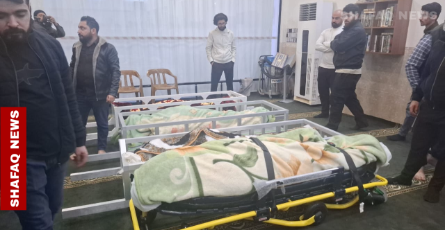 تشييع ضحايا مجزرة فرمانبران في أربيل (فيديو)