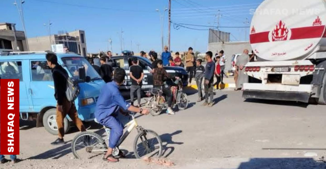 إصابة شرطيين جراء اصطدام مركبتهما بشاحنة نقل في الفلوجة