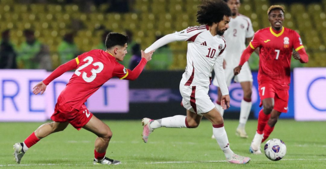 قيرغيزستان يجتاز قطر بثلاثية في التصفيات الآسيوية المؤهلة إلى كأس العالم