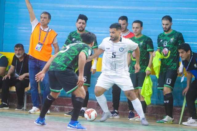 تعادلان و5 انتصارات في منافسات دوري المحترفين لكرة الصالات