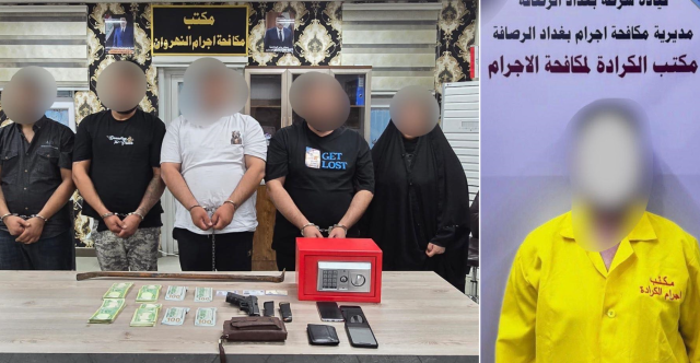 بغداد.. اعتقال سائق أجرة حاول الاعتداء على زبونته ومتهمين بسرقة القاصة الحمراء