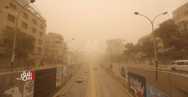الأمطار تنتهي مساء.. وموجة غبار متجهة نحو بغداد
