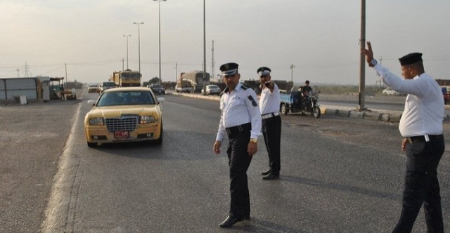 بطريقة بشعة.. مفوض في مرور البصرة يتعرض لحادث دهس
