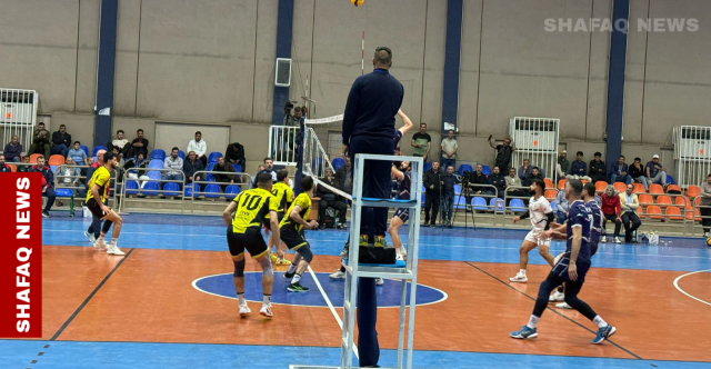 أربيل يتفوق على نينوى بثلاثية نظيفة في دوري النخبة للكرة الطائرة