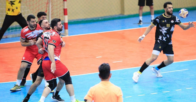 فوز المسيب والفتوة وذي قار في دوري النخبة لكرة اليد