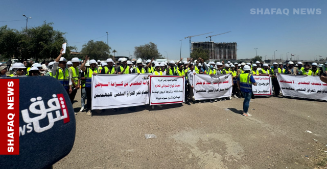 طقس يتكرر كل عام.. المهندسون العراقييون يجددون احتجاجهم على البطالة (صور)