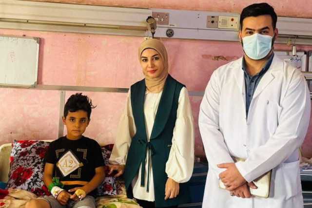 الديوانية.. إنقاذ امرأة من الانتحار حرقاً وطفل لدغته أفعى