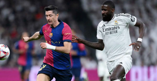 برشلونة وريال مدريد وجهاً لوجه.. الموعد والقنوات والمعلق