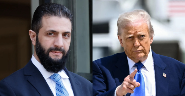 لقاء مفاجئ في الرياض.. ترامب والشرع وجهاً لوجه