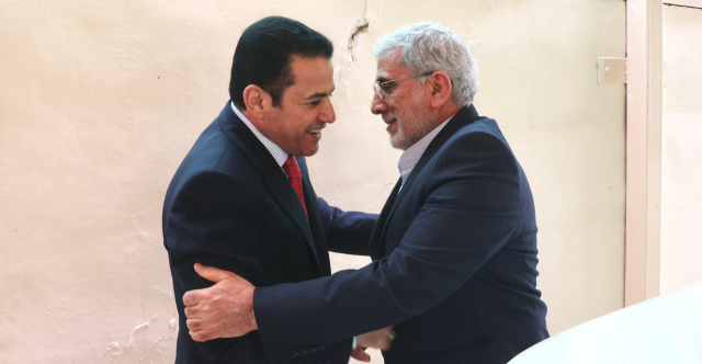 قاآني يصل الى بغداد (صور)