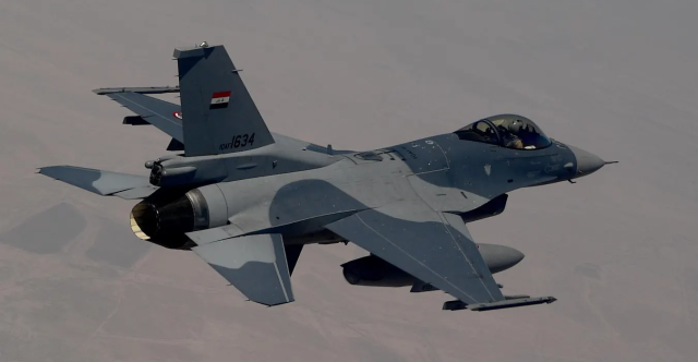 الـF-16 العراقية تستهدف مضافات لمسلحين في محيط صلاح الدين