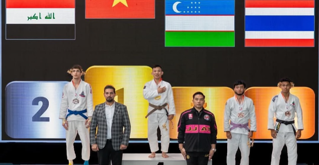 العراق يحصد 8 ميداليات في بطولة آسيا للجوجيتسو