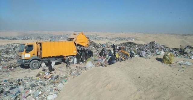 الجيش يمنع دخول لجان حكومية إلى موقع الطمر الصحي في هيت