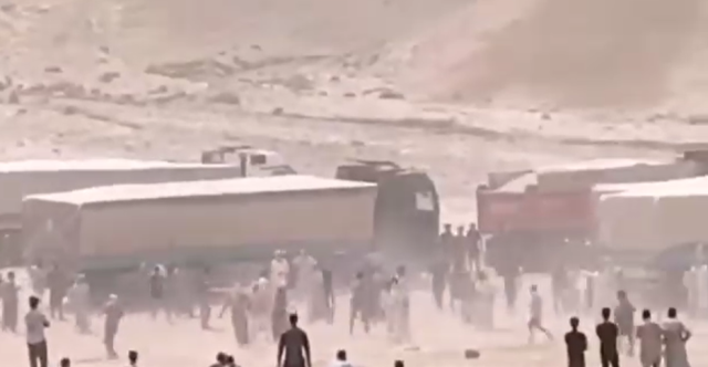صلاح الدين.. إطلاق نار وعراك أمام سايلو خلال تسويق الحنطة (فيديو)