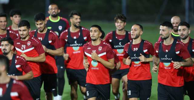 الاستعداد ينطلق.. أول تدريب لـأسود الرافدين لمواجهة الأردن (صور)