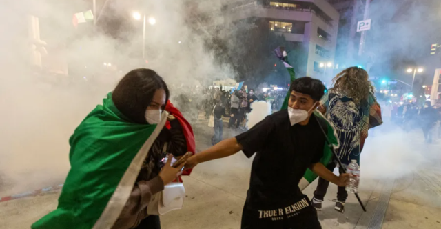 ترامب واصفاً متظاهري لوس أنجلوس بـ الغزاة: لا نعلم من يدفع لهم الأجر
