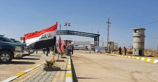 افتتاح منفذ البو كمال الحدودي بين العراق وسوريا