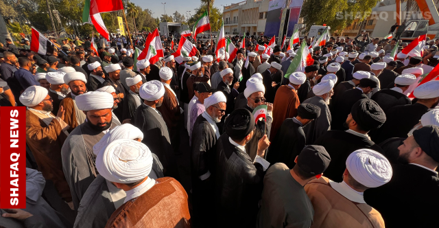 دعماً لإيران.. انطلاق تظاهرات أنصار الحشد الشعبي في الكاظمية (صور)