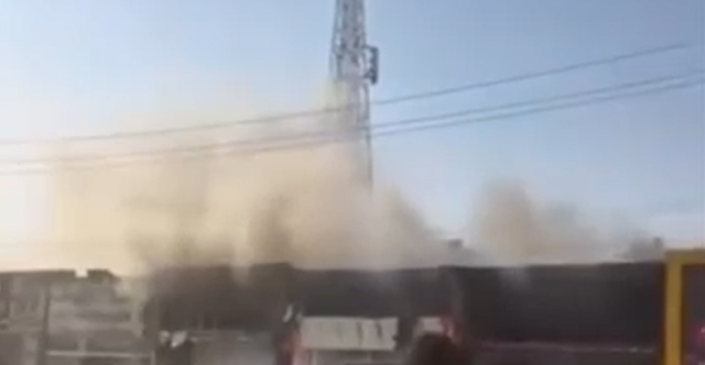 اندلاع حريق بمحال تجارية جنوبي بغداد