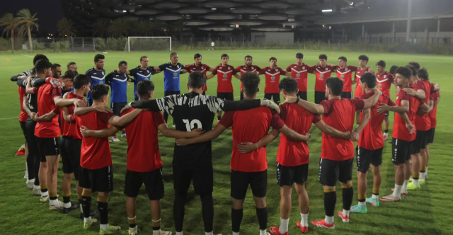 الأولمبي العراقي يتدرب في البصرة استعداداً للبحرين