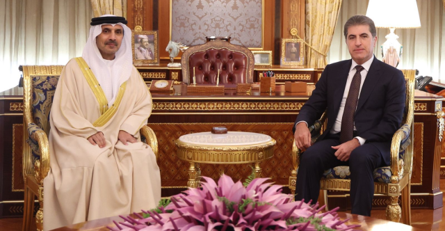 رئيس اقليم كوردستان يؤكد الرغبة على تطوير وتوسيع العلاقات مع البحرين