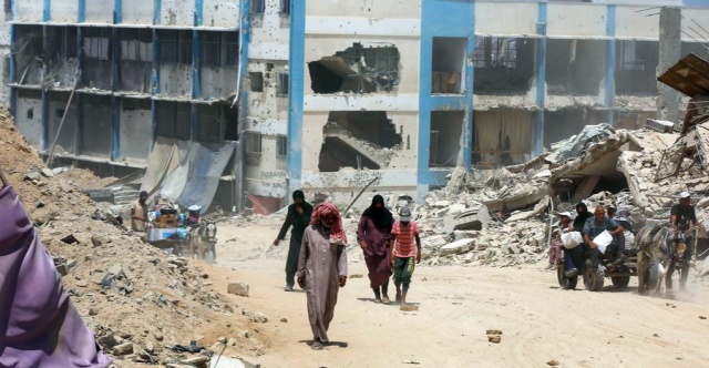 HRW: إسرائيل قصفت أكثر من 500 مدرسة تؤوي نازحين في غزة