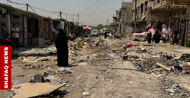 يضم مئات البسطات.. إزالة سوق الآثوريين في بغداد