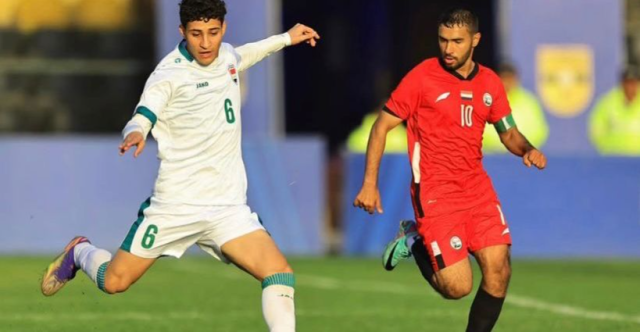 الأولمبي العراقي يتغلب على منتخب الشباب في مباراة ودية