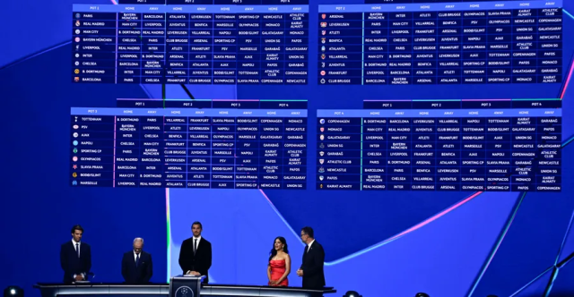 الأبطال يواجهون العمالقة.. تعرف على نتائج قرعة دوري أبطال أوروبا