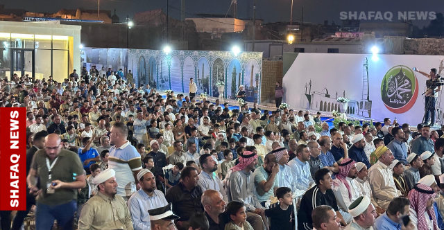 بعد سنوات الدمار والصمت.. جامع النوري في الموصل يحتضن المولد النبوي (صور)