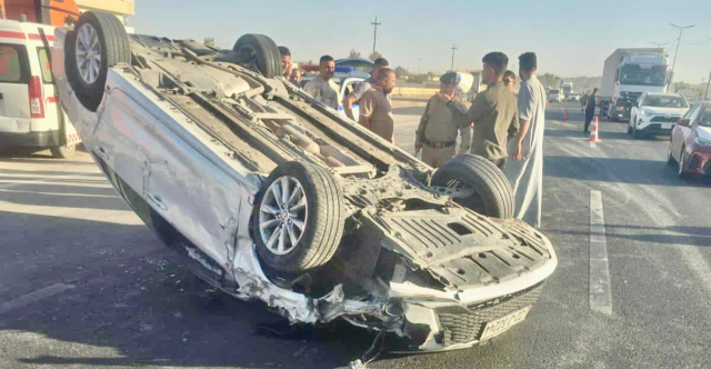 مصرع وإصابة 10 أشخاص بثلاث حوادث سير في محافظتين