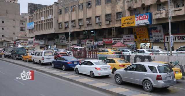 ازدحامات خانقة في بغداد وحركة السير تتوقف في الكثير من شوارع العاصمة (صور)
