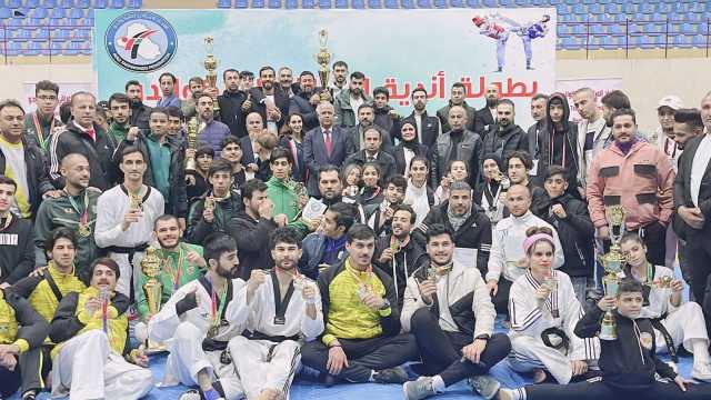 الشرطة يتوّج أولاً بختام بطولة أندية العراق للتايكواندو