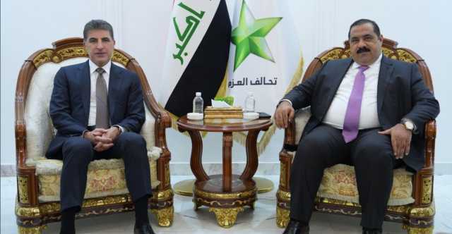 الرئيس نيجيرفان بارزاني يبحث مع السامرائي حسم الاستحقاقات الدستورية والقانونية والسياسية