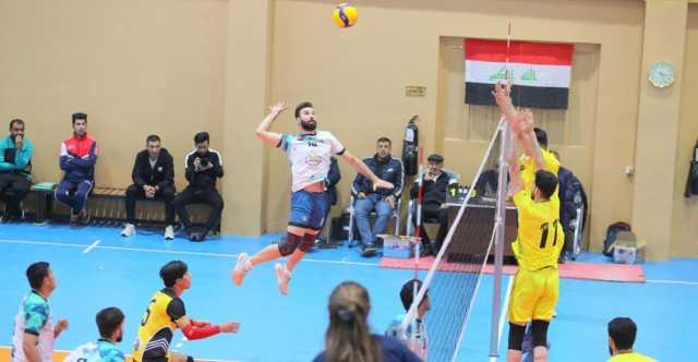 مصافي الشمال وأربيل يقصان شريط افتتاح مواجهات الدوري الممتاز للكرة الطائرة
