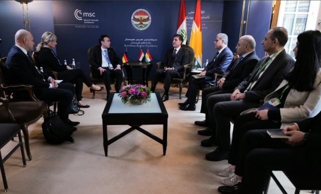 أوضاع المنطقة والمكونات على طاولة نيجيرفان بارزاني والبرلمان الألماني