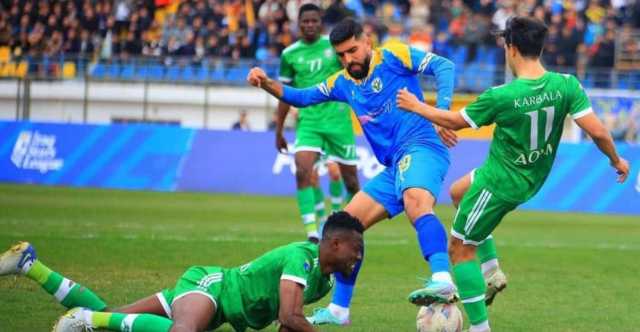 دهوك يفوز بثنائية على كربلاء في دوري نجوم العراق