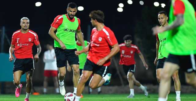 تدريبات مكثفة للمنتخب الوطني قبل مواجهة الفلبين صور