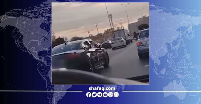 مرور أربيل تُصدر عقوبة غريبة لسائق رمى القمامة من نافذة سيارته