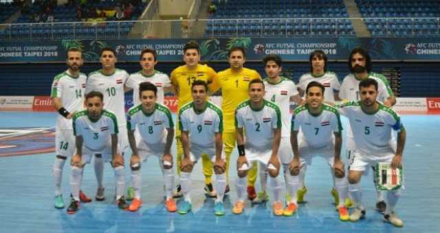العراق أمام فرصة أخيرة وصعبة لبلوغ مونديال الصالات