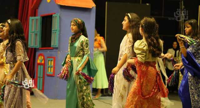 مهرجان فني يحتفي بالأطفال اللاجئين في السليمانية.. صور