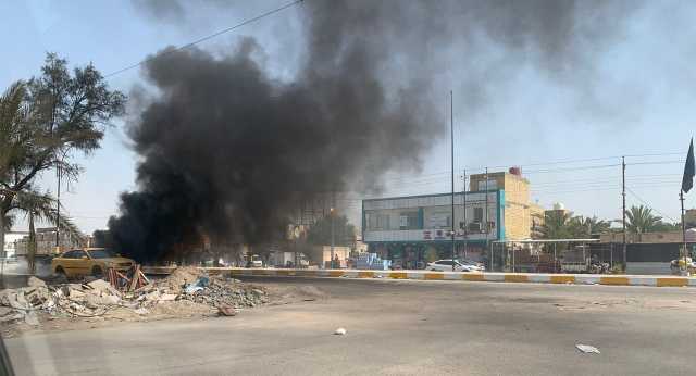 بعد قطع طريق شمالي... عراقيون يغلقون طريقاً جنوبياً بسبب أزمة الكهرباء